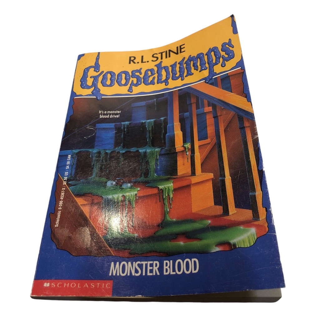 Goosebumps Monster Blood UNNUMBERED 5th Print  2nd Edition Paperback Book 1992